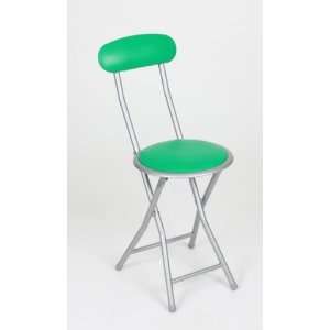 Cushioned Folding Metal Chair   Green (2 piece Set)