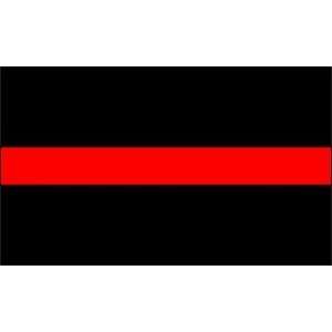  Thin Red Line Firefighter Reflectve Decal 