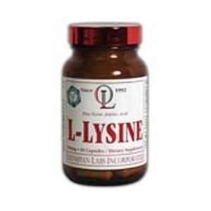  L Lysine 60 Caps 500 mg By Olympian Labs Health 