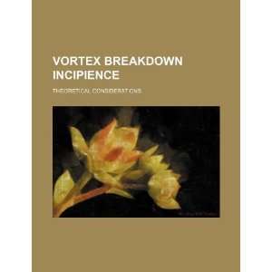  Vortex breakdown incipience theoretical considerations 