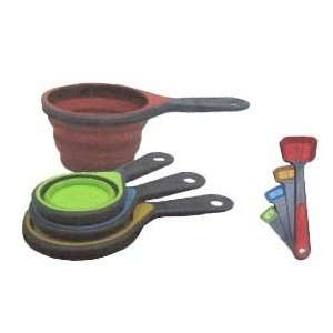   Sleekstor Collapsible Measuring Cup Set with Bonus CUP SWVL FALL1