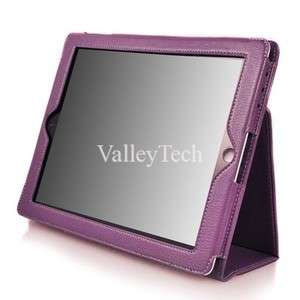 iPad 2 Smart Cover PU Leather Case + Screen Protector + Stylus 