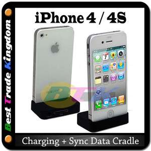   Sync Data Cradle Dock with Audio Output for Apple iPhone 4 4S  