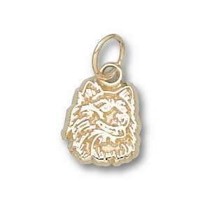  Connecticut Huskies 3/8in 10k Head Charm/10kt yellow gold 