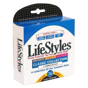  LifeStyles Extra Fun Brand 2946 Classic Collection Condoms 