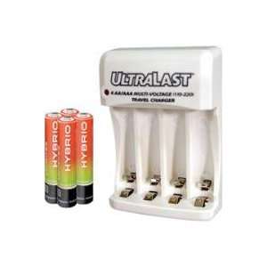  Ultralast UL 4AAAK110/200 HYBRO Multi Voltage NiMH Wall 