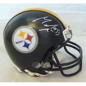  Maurkice Pouncey Autographed Pittsburgh Steelers Mini 