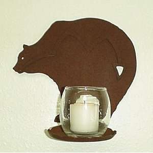  BEAR FETTISH CANDLE SCONCE