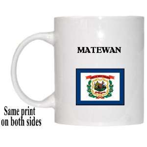 US State Flag   MATEWAN, West Virginia (WV) Mug 
