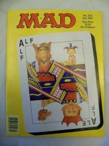 MAD Magazine  #272 July 1987 Issue  