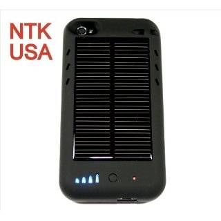  iPhone 4 4G External Solar Powered Battery Charger Case 