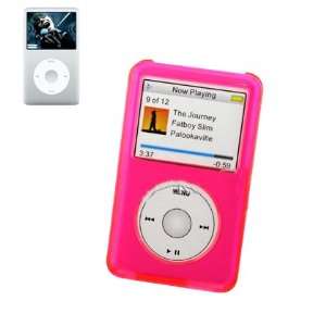   Protector Cover with Clip Ipod Classic 80G   Hot Pink