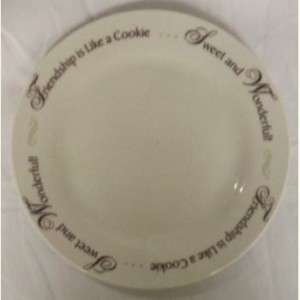 FRIENDSHIP IS LIKE A COOKIE PLATE ☆ YANKEE CANDLE GIFT  