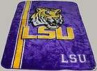 Lot of3 LSU Tigers blankets bedding 50x60 Louisiana State more team we 
