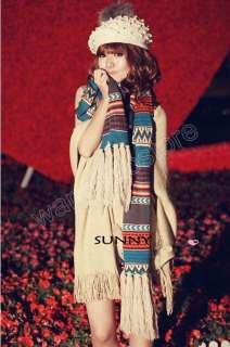 8M 110 Long Winter Knit Wool Wrap Lady Shawl Scarf Popular 2011 
