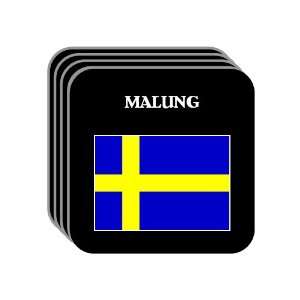  Sweden   MALUNG Set of 4 Mini Mousepad Coasters 