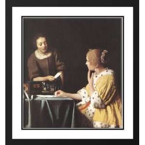   Matted Lady with Her Maidservant Holding a Letter