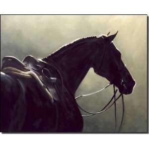 Silhouette by Janet Crawford   Horse Equine Art Ceramic Accent Tile 8 