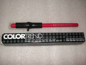 AVON COLORTREND LIPSTICK & LIP LINER DUO SET LOVELY RED  