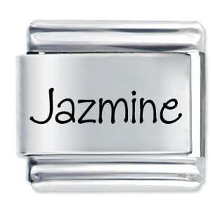  Name Jazmine Gift Laser Italian Charm Pugster Jewelry