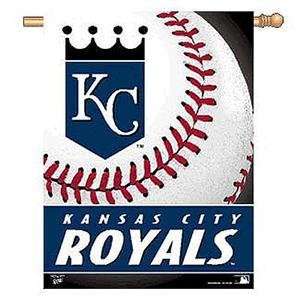  Kansas City Royals MLB Vertical Flag (27x37) Sports 