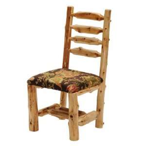 Fireside Lodge Upholstered Log Side Dining Chair 