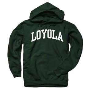  Loyola Maryland Greyhounds Green Arch Hooded Sweatshirt 