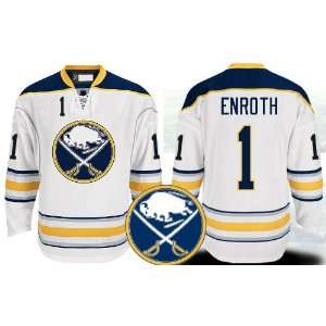 EDGE Buffalo Sabres Authentic NHL Jerseys Jhonas Enroth AWAY White 