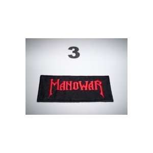  MANOWAR Woven Patch Official Product NEW
