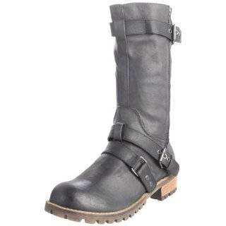    Kenneth Cole REACTION Womens Love Lockdown Motorcycle Boot Shoes