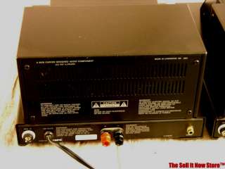 Vintage Pair Carver Silver Nine 9 T Audiophile Power Amp Monoblock 