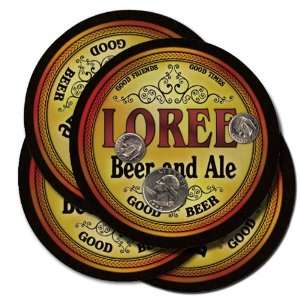  LOREE Family Name Beer & Ale Coasters 