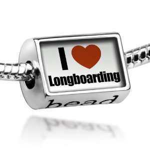  Beads I Love Longboarding   Pandora Charm & Bracelet 