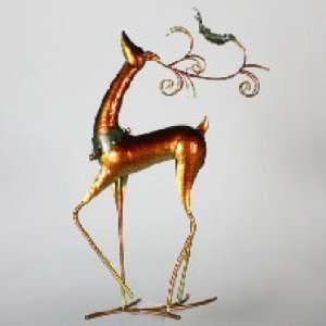  23 Metal Reindeer Figure Christmas Table Piece