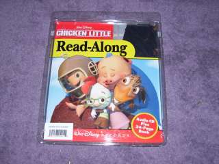 Walt Disney Chicken Little Read Along Book with CD EUC  