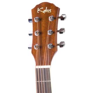 Kalos 41 Natural Wood Acoustic Electric Cutaway Guitar  