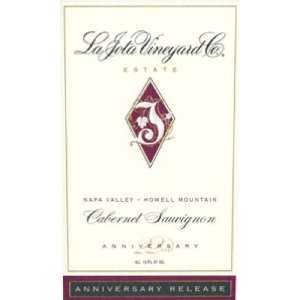  2003 La Jota Anniversary Reserve Cabernet Sauvignon 750ml 