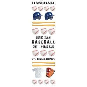  Paper House Productions   Baseball Collection   Rub Ons 
