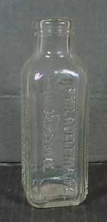Antique Hires Household Extract Glass Bottle  