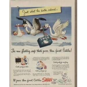  Just what the doctor ordered    1943 Swan Soap 
