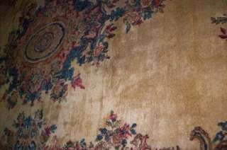 Antique Kerman Persian Rug/ Carpet  9 10 x 18 5  