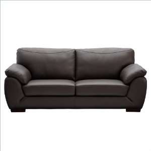  Black Armen Living Mesa Leather Sofa Furniture & Decor