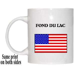  US Flag   Fond du Lac, Wisconsin (WI) Mug 