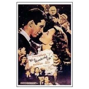  ITS A WONDERFUL LIFE Movie Poster A Christmas Classic Full 
