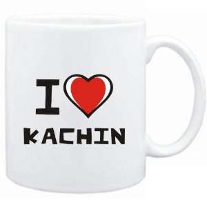  Mug White I love Kachin  Languages