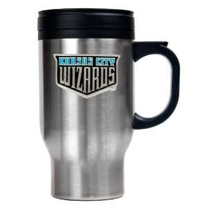 Kansas City Wizards 16oz Stainless Steel Travel Mug 