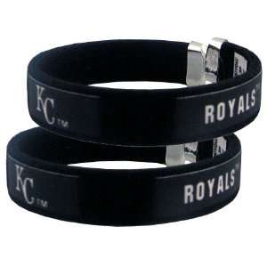  Kansas City Royals   MLB Fan Band Bracelet (2 Pack 