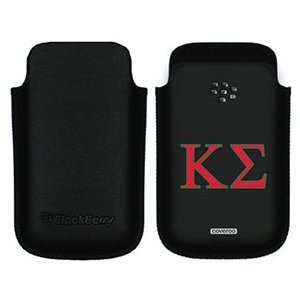  Kappa Sigma letters on BlackBerry Leather Pocket Case  