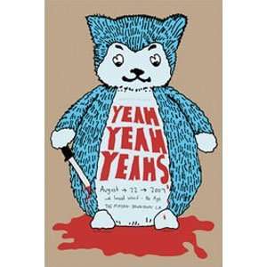  Yeah Yeah Yeahs   Posters   Limited Concert Promo