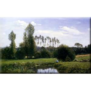  View At Rouelles, Le Havre 30x19 Streched Canvas Art by 